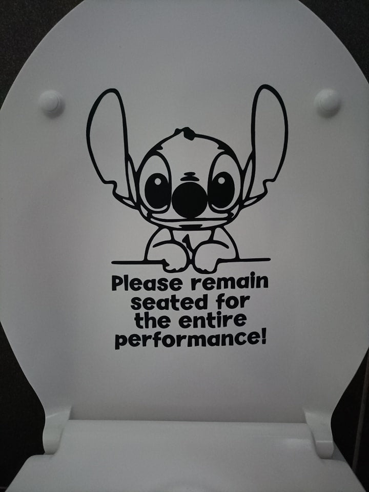 Toilet stickers