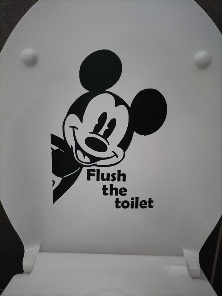 Toilet stickers