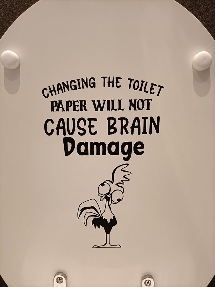 Toilet stickers