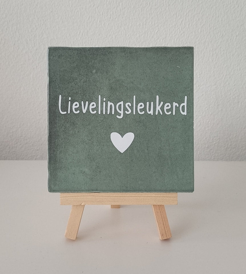 Tegeltjes met tekst!