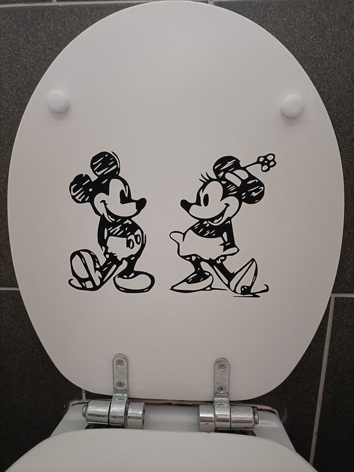 Toilet stickers