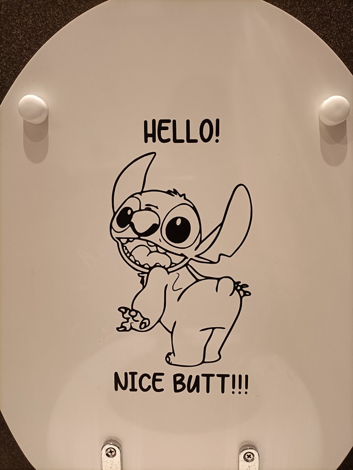 Toilet stickers