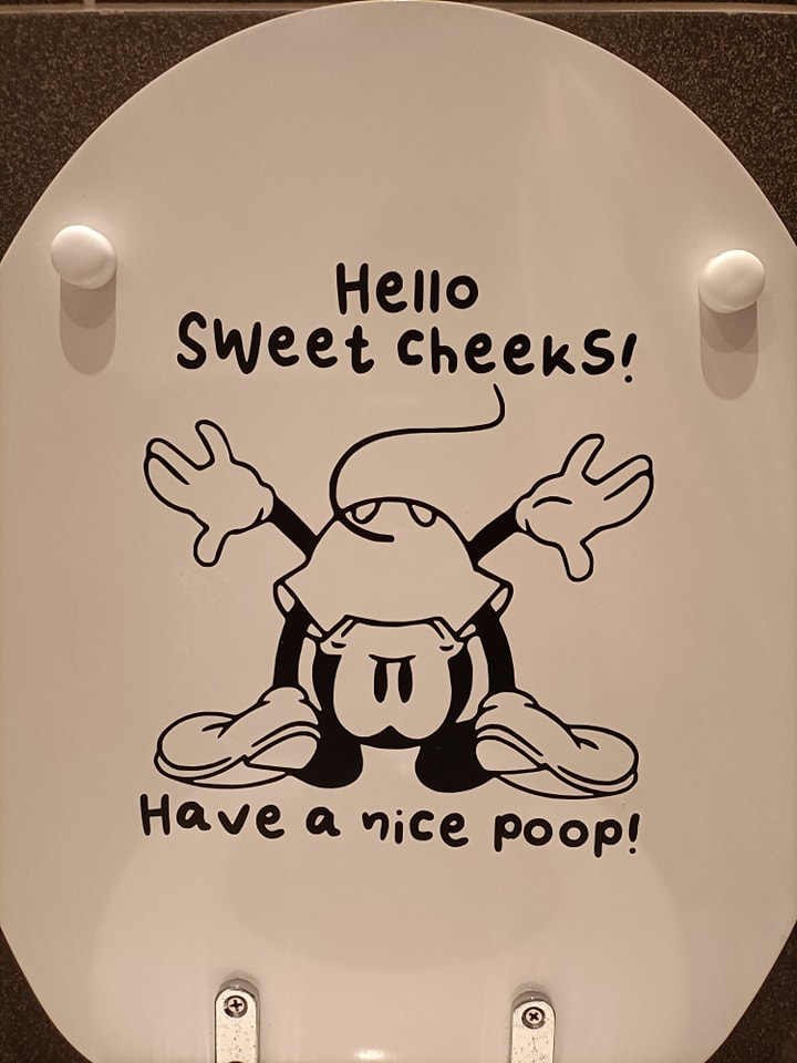 Toilet stickers