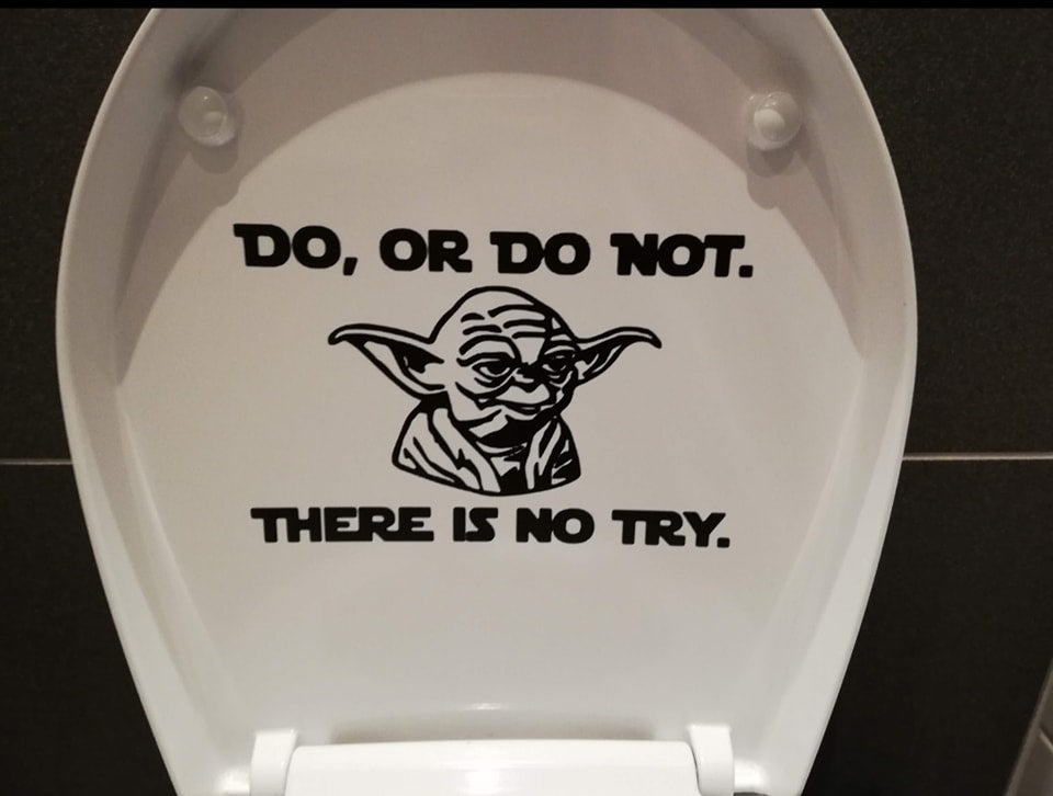Toilet stickers
