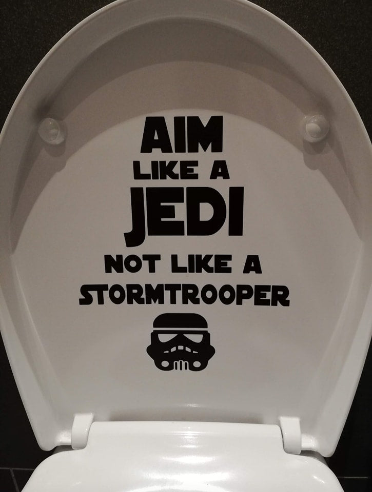 Toilet stickers