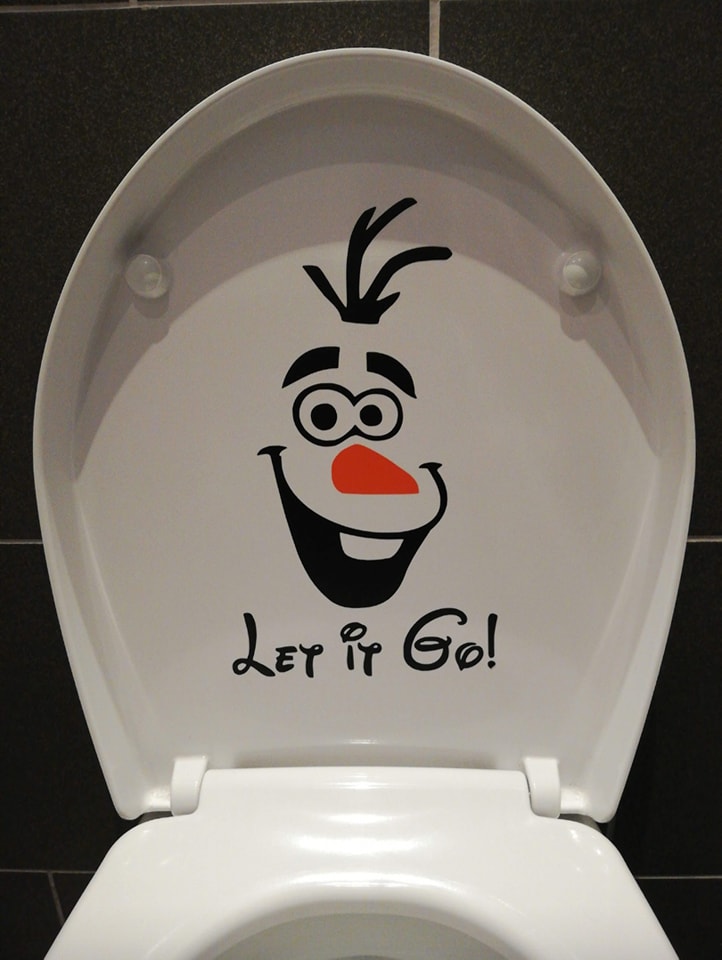 Toilet stickers