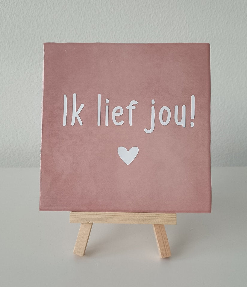 Tegeltjes met tekst!